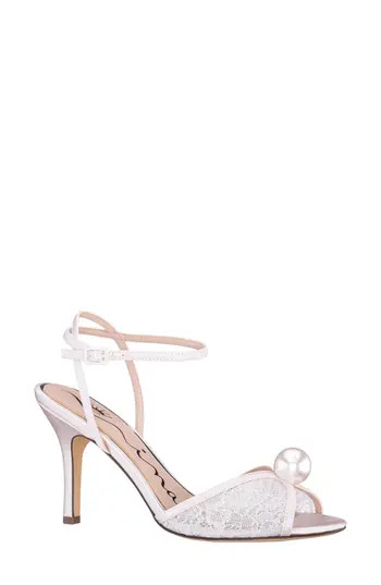 Nina Vyra Ankle Strap Sandal in Ivory at Nordstrom Rack, Size 10 | Nordstrom Rack