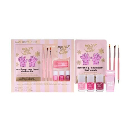 Holler and Glow Limited Edition Mani Masterclass Nail Kit, 8 Piece Gift Set | Walmart (US)