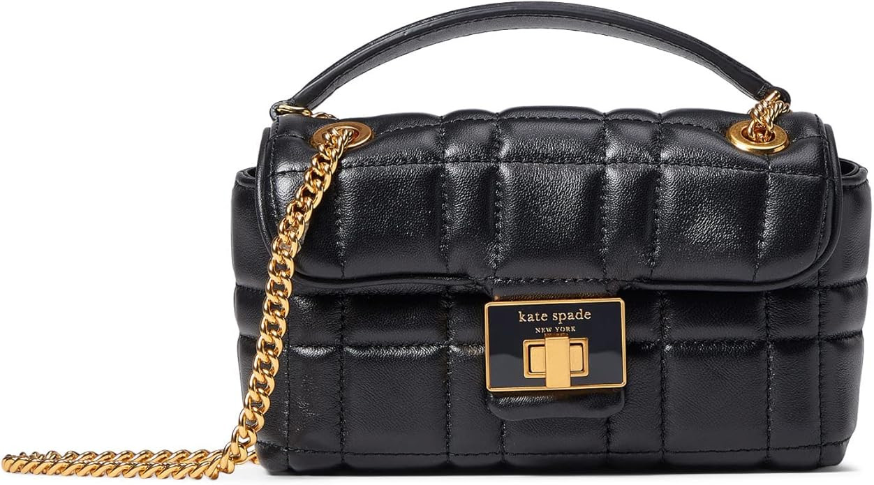 Kate Spade New York Evelyn Quilted Leather Small Shoulder Crossbody | Amazon (US)