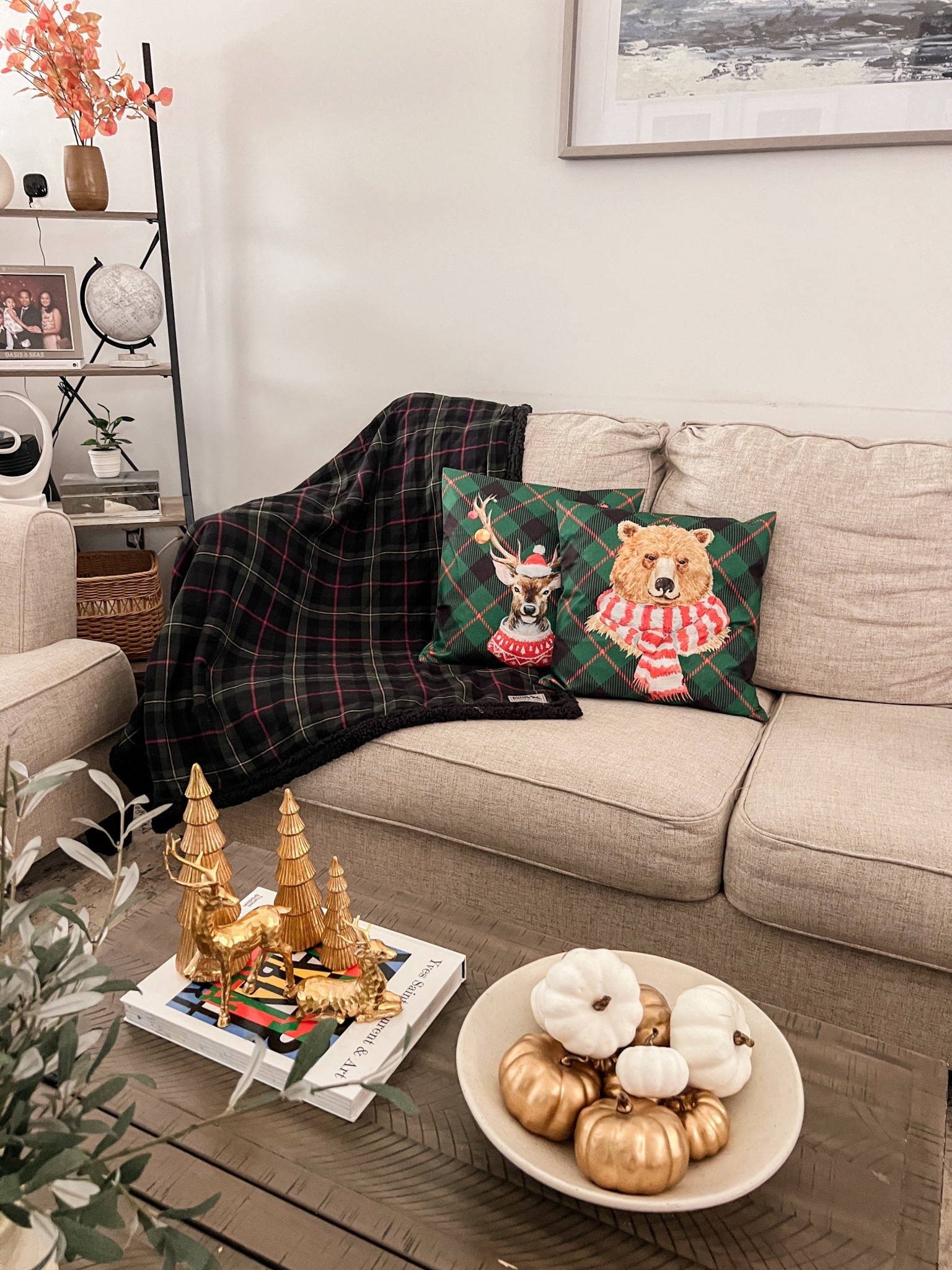 Torn between Fall and Christmas! 😉 fall decor and Christmas decor 

#LTKHoliday #LTKHome #LTKStyleTip