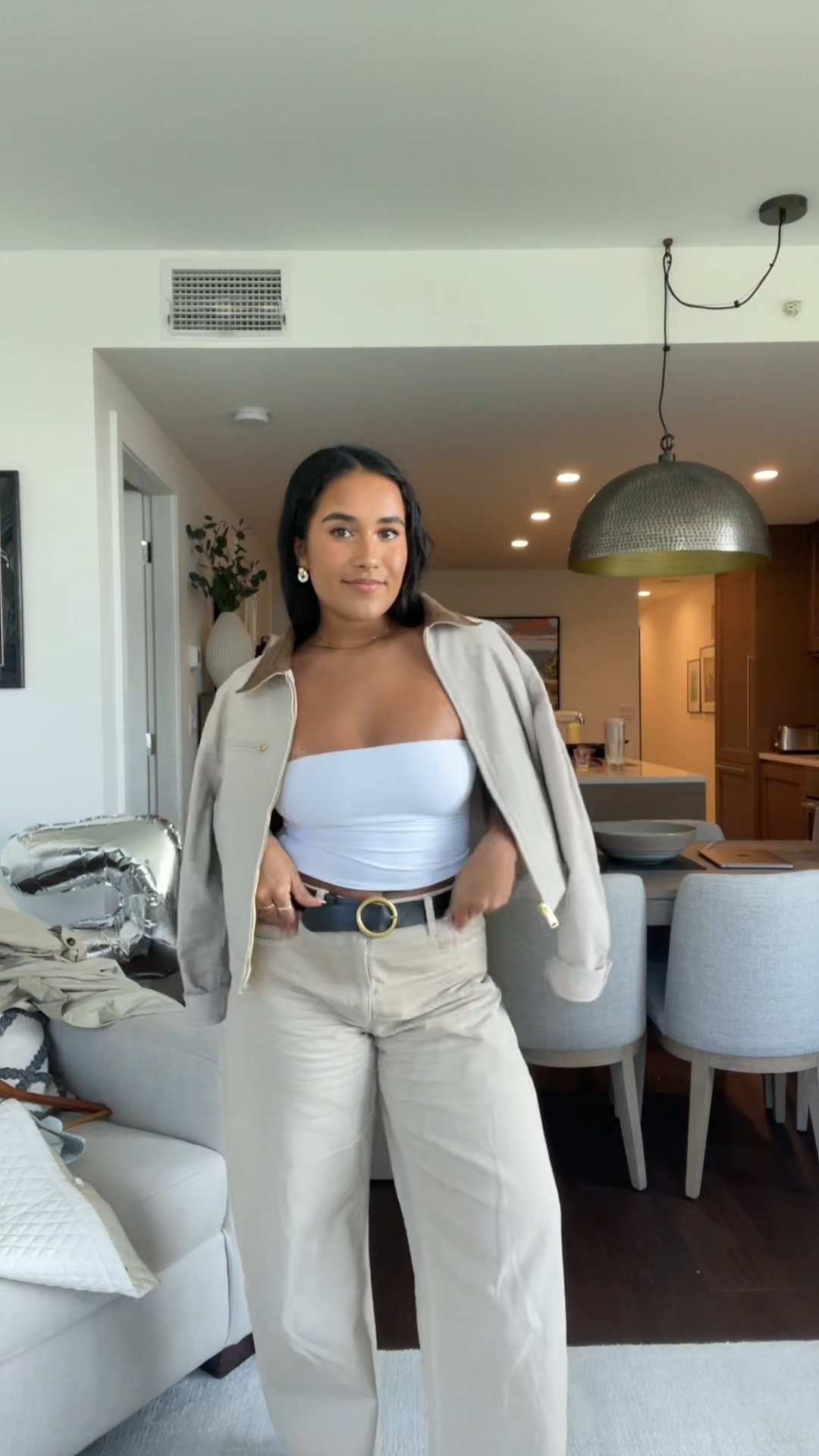 The cutest spring ootd 🌟 wearing a M in the jacket 

#aritzia #tanpants #aritziajacket #cargojacket #springoutfit #ootd #ootn 

#LTKspring #LTKstyletip #LTKcanada