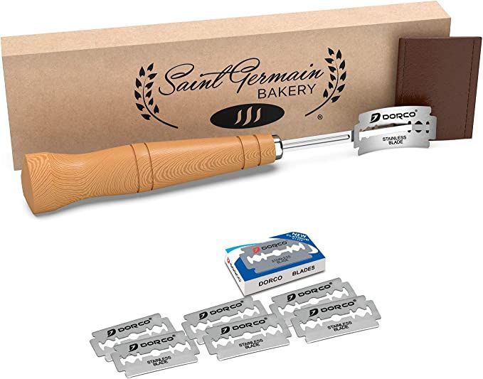 SAINT GERMAIN Premium Hand Crafted Bread Lame for Dough Scoring Knife, Lame Bread Tool for Sourdo... | Amazon (US)