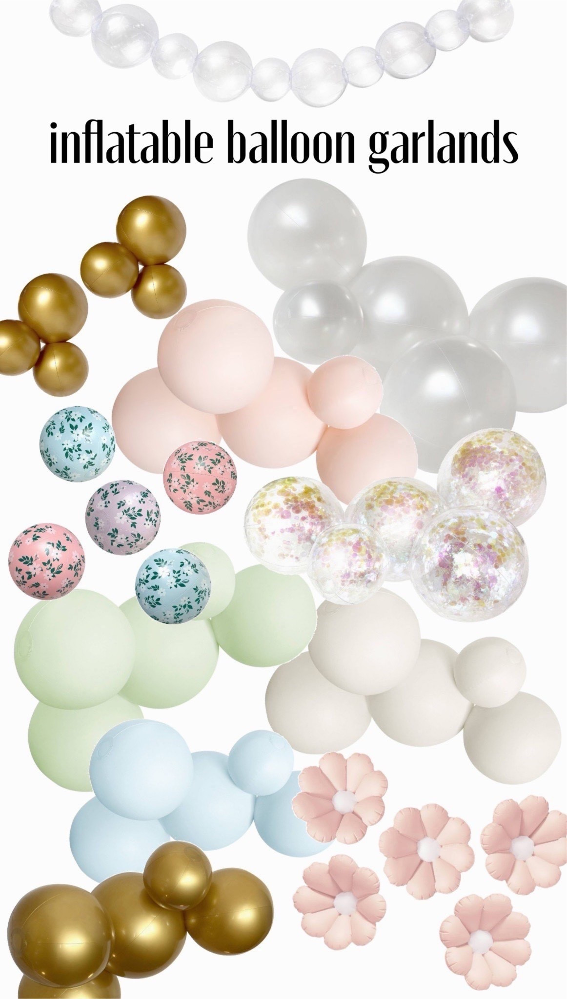 My favorite inflatable balloon garlands are at target! These will save you so much money


