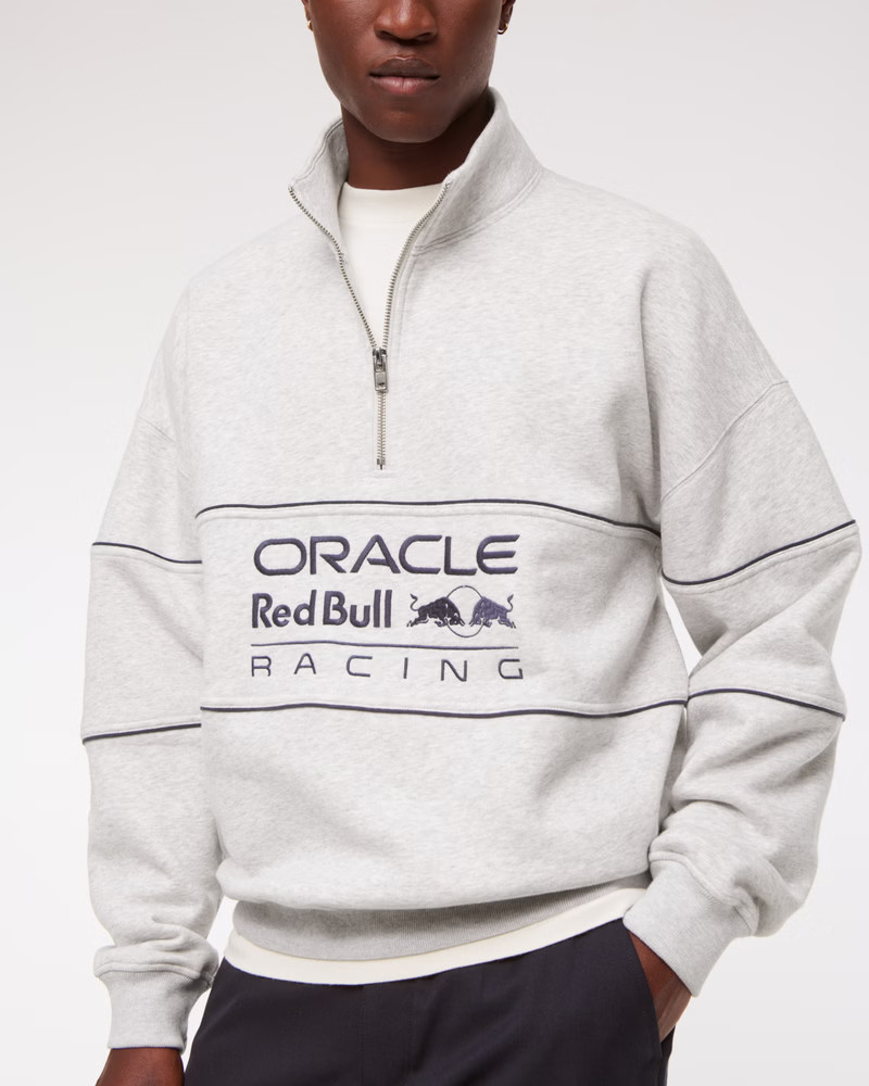 Men's The Ohio State University Half-Zip Sweatshirt | Men's Tops | Abercrombie.com | Abercrombie & Fitch (US)