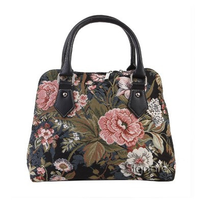 Signare USA Peony Floral Convertible Top Handle Handbag | Target