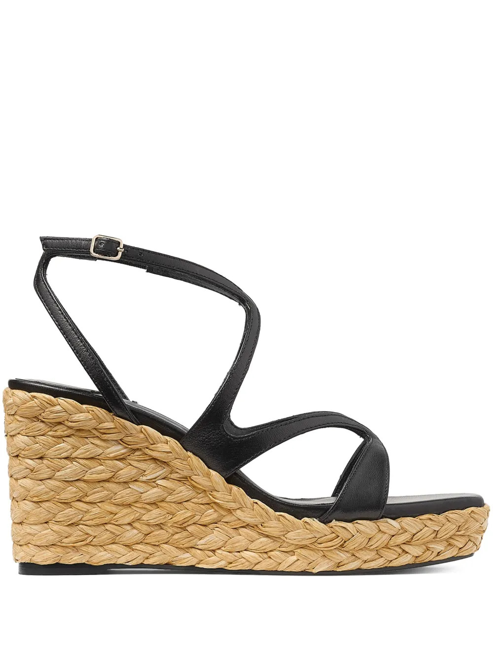 Jimmy Choo 아일라 웨지 샌들 85mm | 블랙 | FARFETCH KR | Farfetch Global
