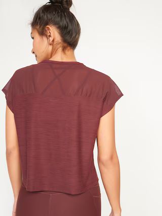 Loose Breathe ON Short-Sleeve T-Shirt for Women | Old Navy (US)