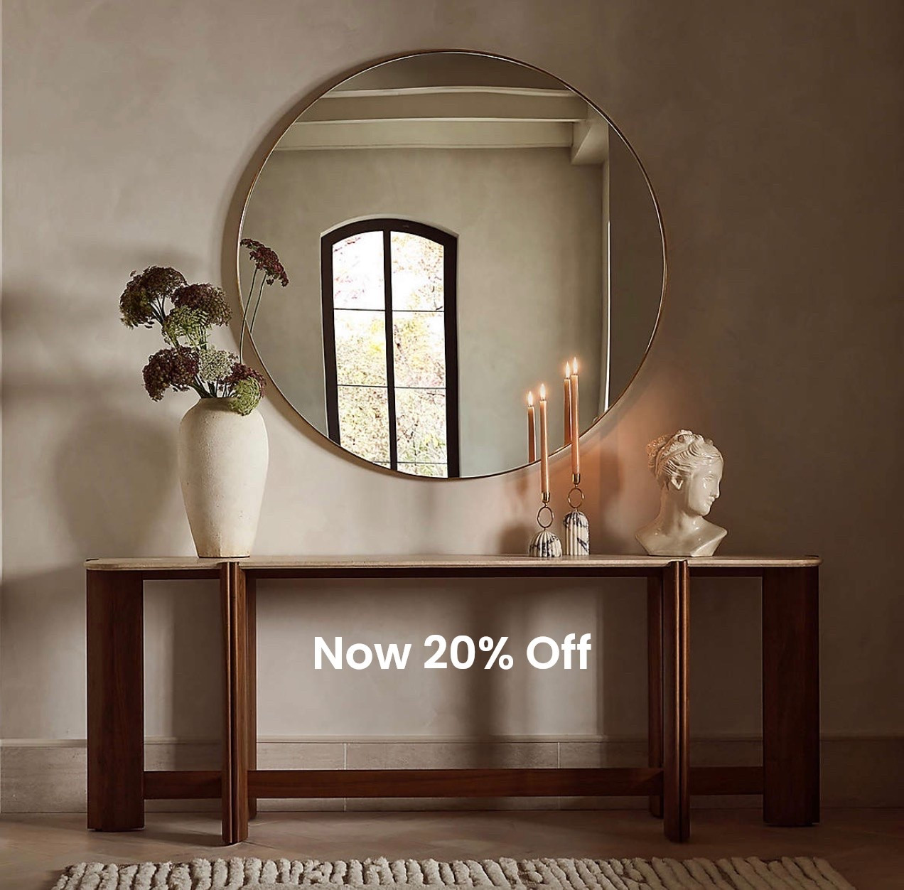Now 20% off! Gorgeous travertine and walnut console table from @cb2 @Crate & Barrel

#LTKHome #LTKSaleAlert #LTKdayinmylife