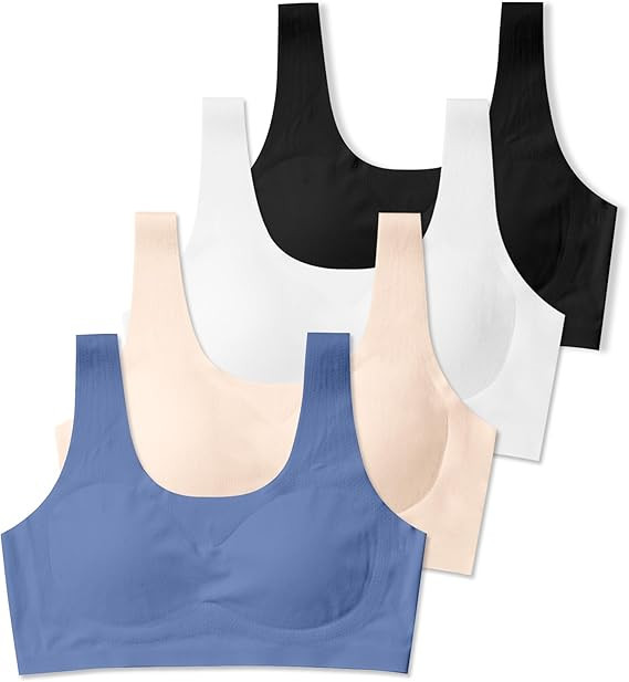 SALIA GIRL Training Bras for Girls 10-16 Sports Seamless Bra with Removable Padding Bras | Amazon (US)