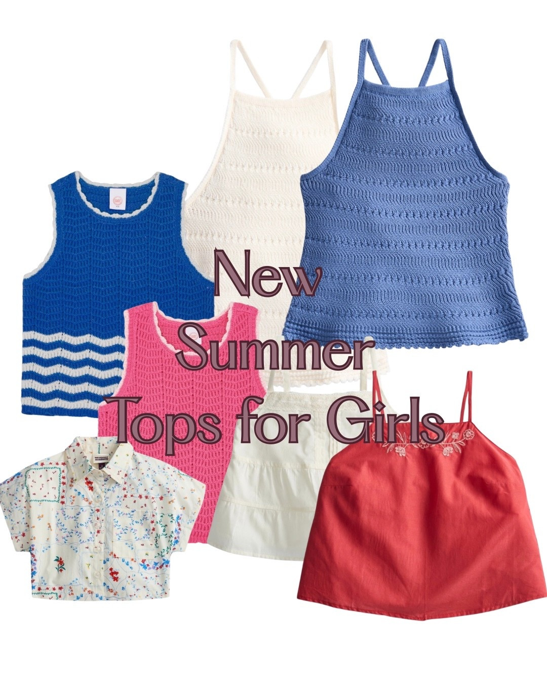 Summer tops for girls
New arrivals
Crochet tops for girls 
Memorial Day

#LTKSeasonal #LTKKids
