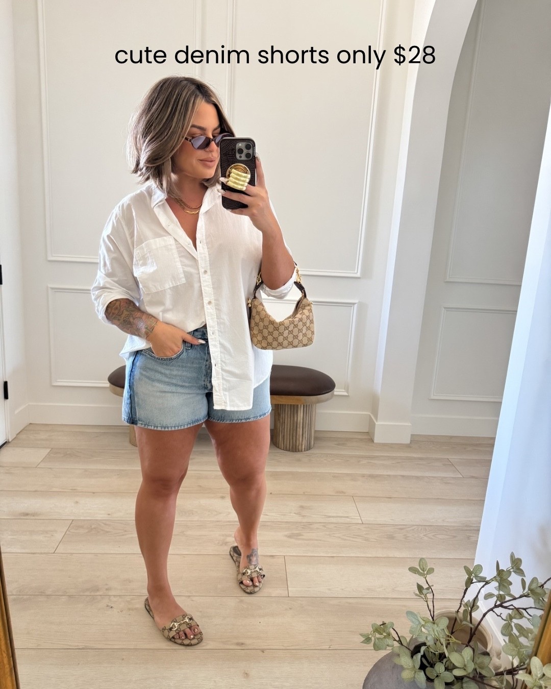 Top xl 
Shorts 12 


#LTKMidsize #LTKootd