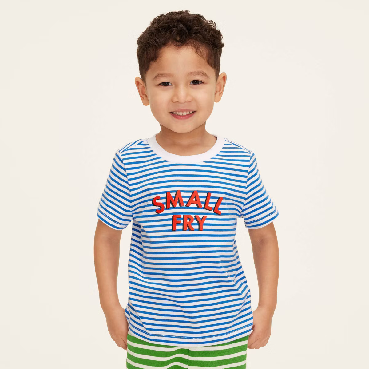 Toddler Small Fry Stripe Short Sleeve Graphic T-Shirt - kate spade new york x Target Blue/White | Target