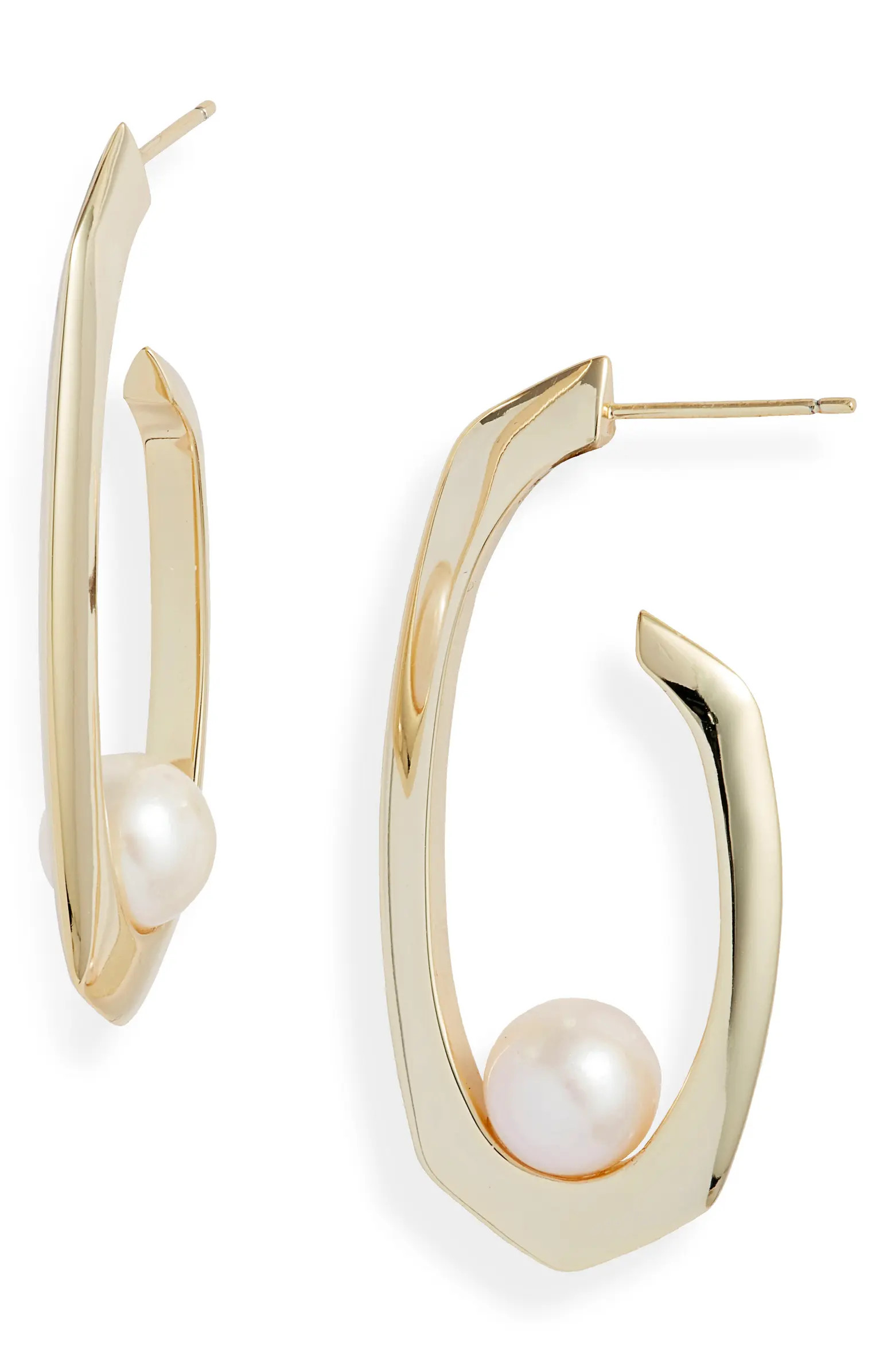 Rowan Freshwater Pearl Hoop Earrings | Nordstrom