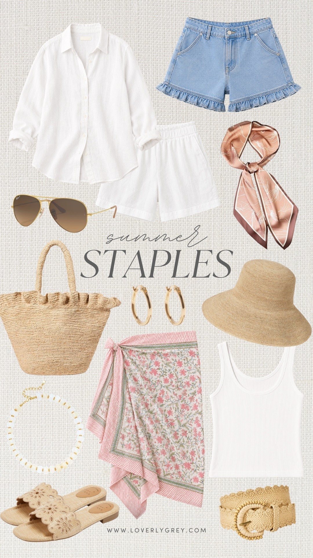 Here are a few staples I would grab for this season 💕 so many ways to style these pieces!

Loverly Grey, summer staples, wardrobe staples, closet staples, summer fashion

#LTKootd #LTKSeasonal