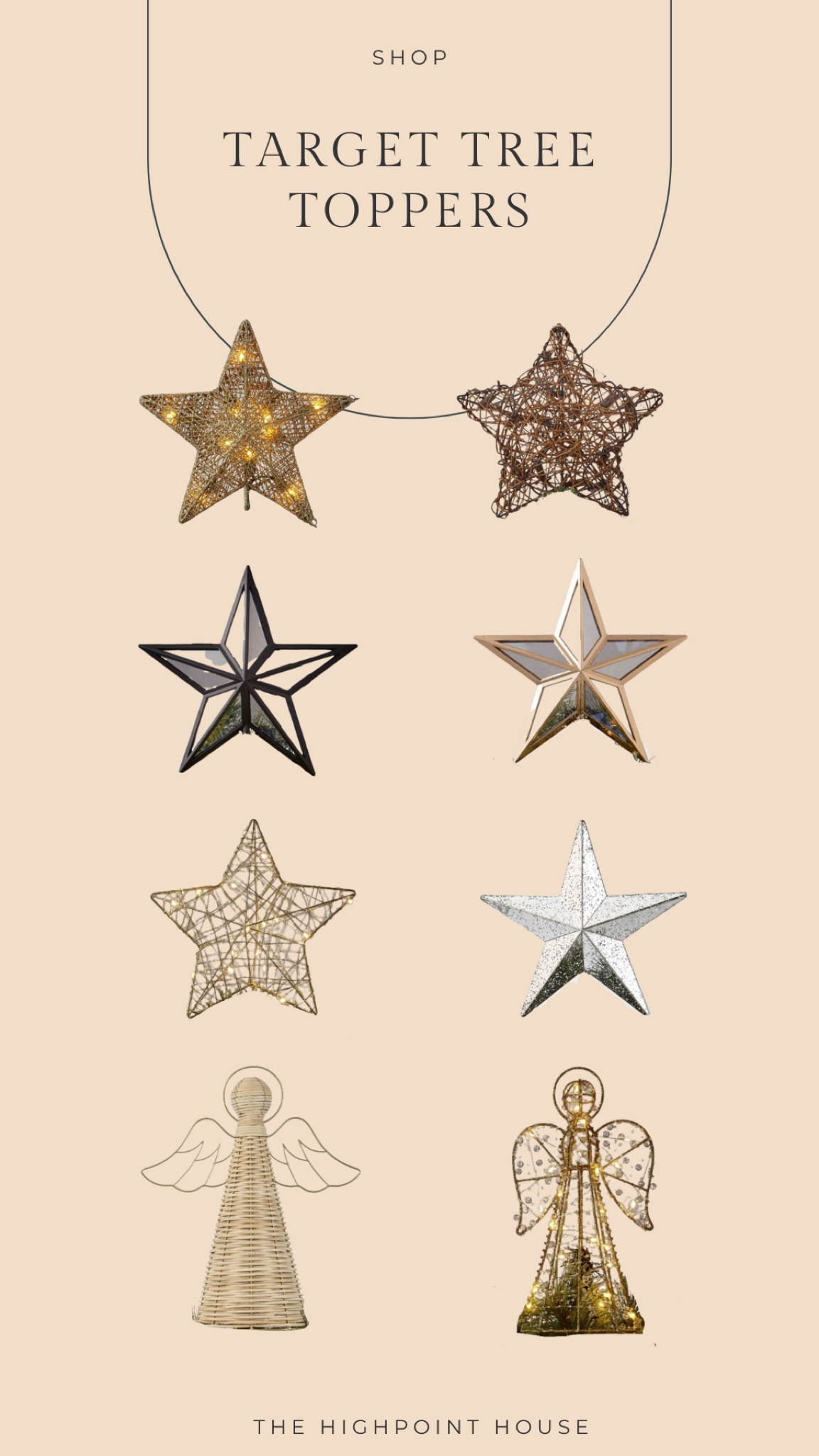 •Shop our favorite Christmas tree toppers from Target ⭐️

#LTKHoliday #LTKSeasonal #LTKhome