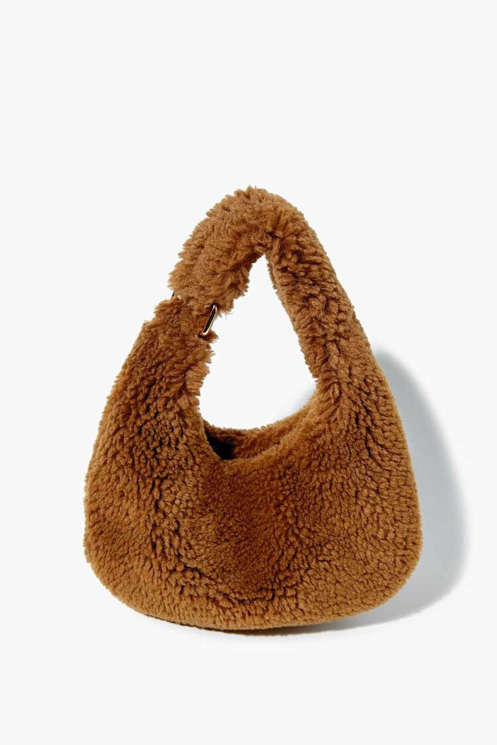 Faux Shearling Baguette Bag | Forever 21 (US)