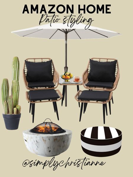 Outdoor/ patio furniture, amazon home 

#LTKstyletip #LTKSeasonal #LTKhome