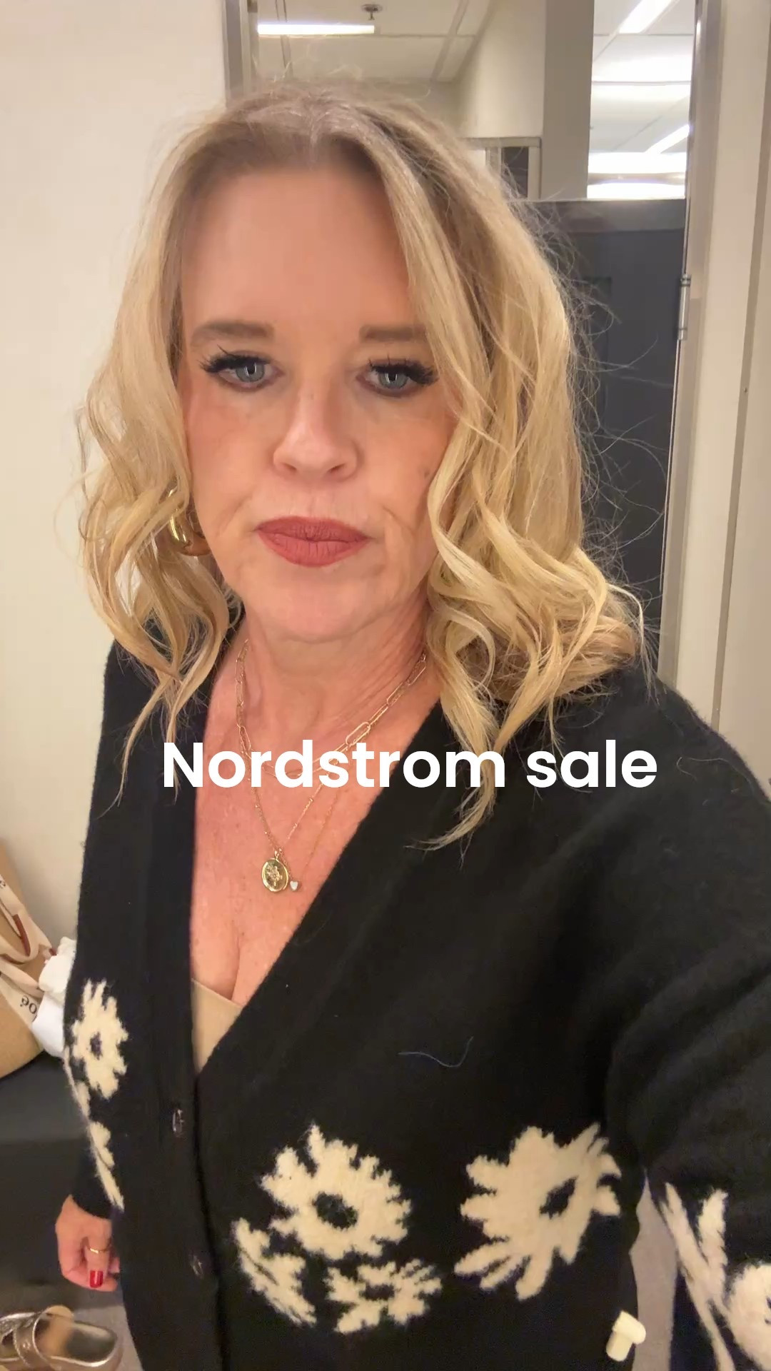 Nordstrom sale

Real soft sweater cardigan with cute flower pattern 
Fits tts 

Jeans are mother to short for me but fit good


#LTKStyleTip #LTKSaleAlert