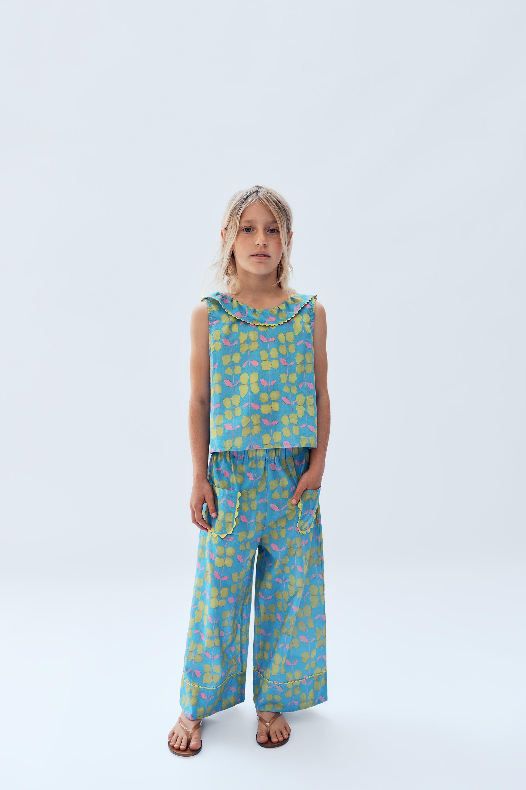 2-14 YEARS/ LIMITED EDITION FLORAL PRINT TOP | Zara US