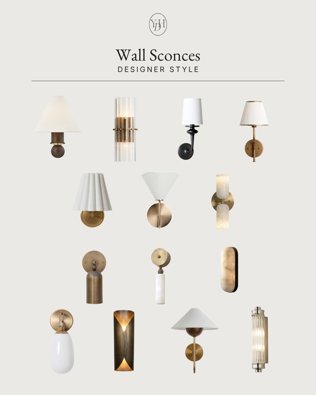 One thing designer powder bathrooms always get right? The lighting. Beautiful sconces add warmth, ambience and that boutique hotel feel that instantly elevates the whole space. These are some of my favorite designer-looking options. 

 #LTKHome