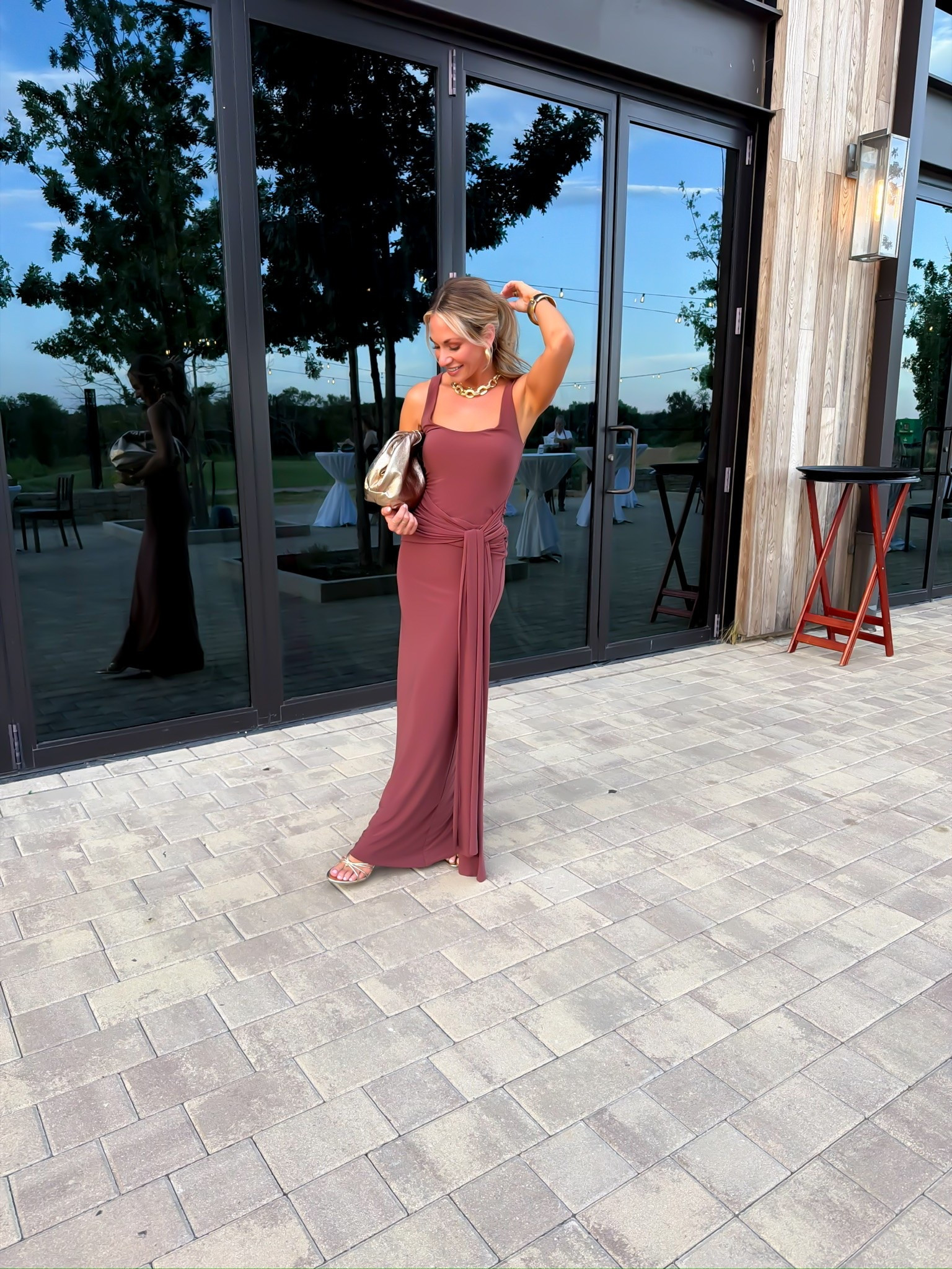 LTKcon final outfit! This dress is affordable and would be perfect for a fall event or wedding!

#LTKCon #LTKWedding