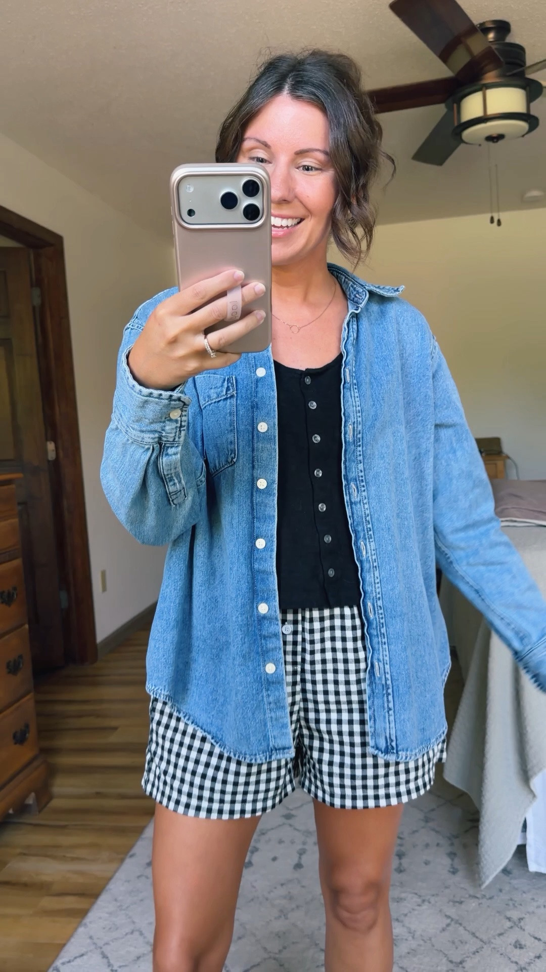 xs in my tee shirt (100% cotton!) xs in my boxer shorts and xs in my denim top (also 100% cotton). My Croc sandals are size 6 and fit true to size🖤

#LTKPetite #LTKSeasonal #LTKootd