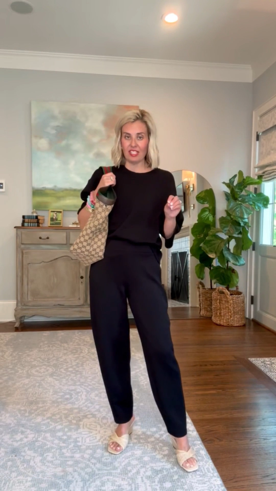 Sale Alert…Relaxed Tee & Barrels on sale!! Safe to say this is prob my most worn set! Comfy, cozy and cute is the name of the game. 
Top - xs
Pants - small
Heel - 8

#LTKdayinmylife #LTKOver40 #LTKmomlife