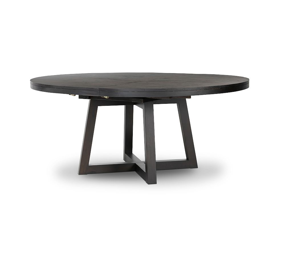 Jenny Round Reclaimed Pine Wood Extending Dining Table (60"-72") | Pottery Barn (US)