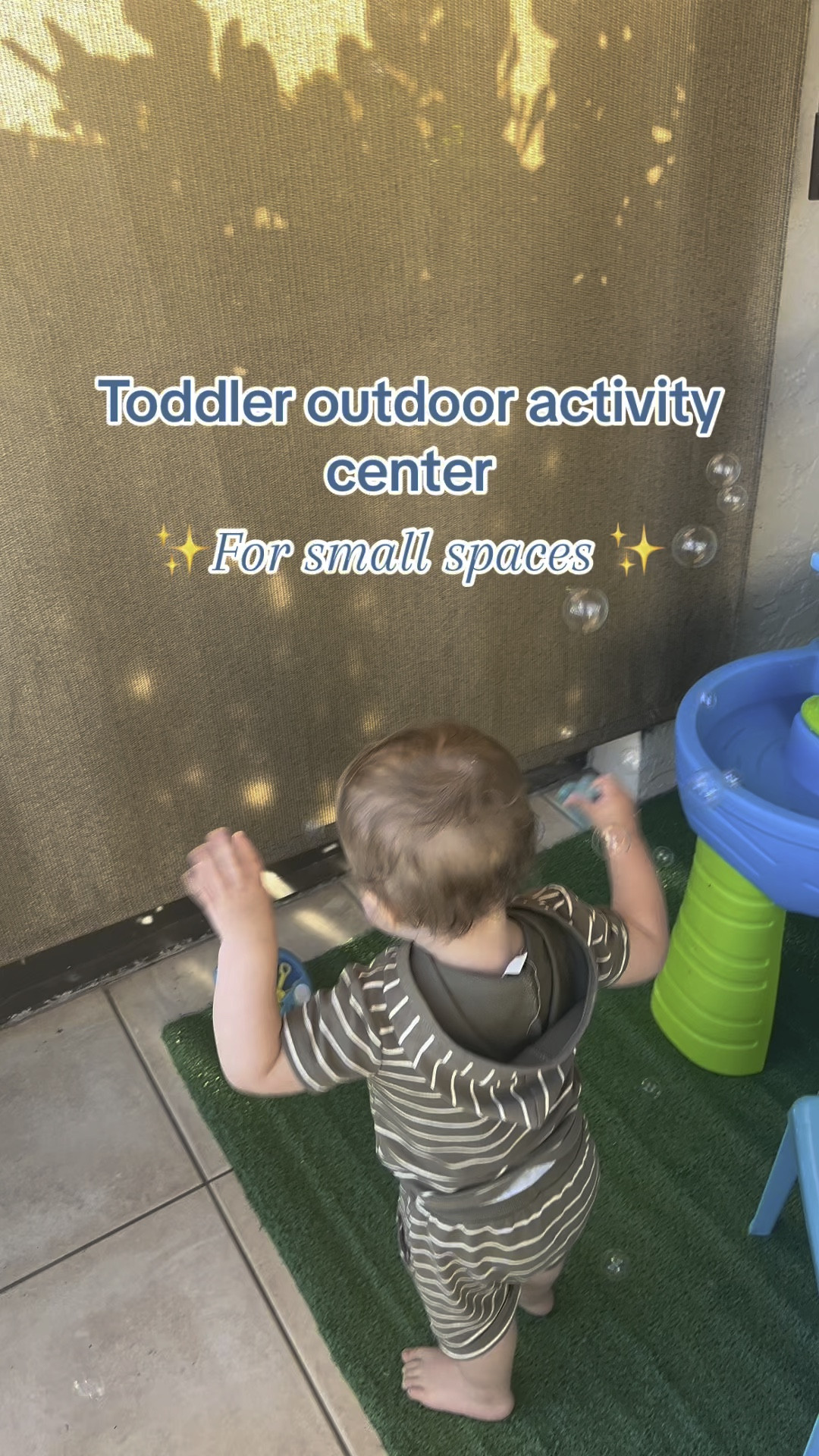 Toddler outdoor activity center for small places 

#LTKSeasonal #LTKFamily #LTKKids