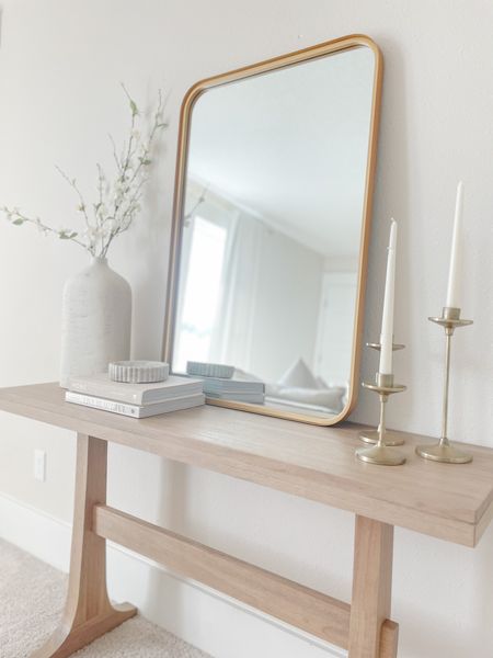 Console Table Decor for Spring 

#LTKhome #LTKSeasonal