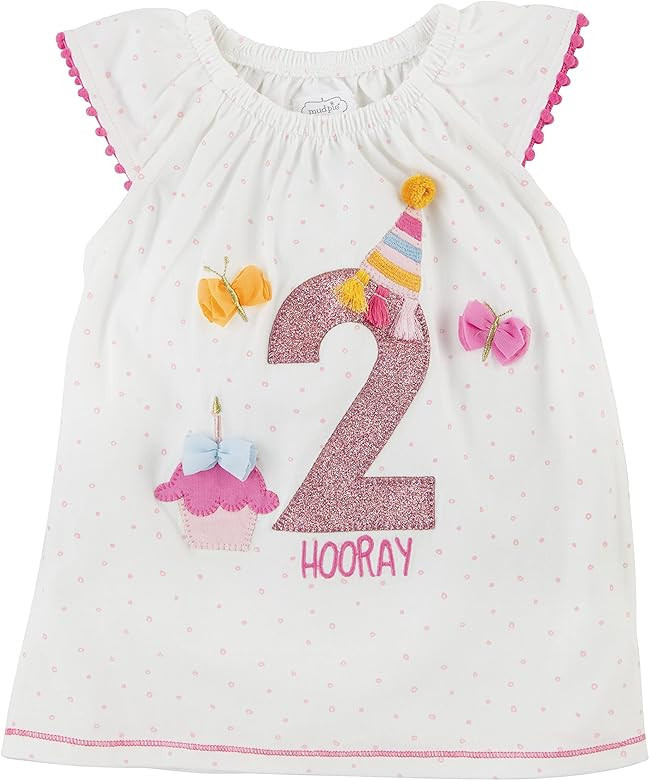 Mud Pie Toddler Girl Birthday Tunic | Amazon (US)