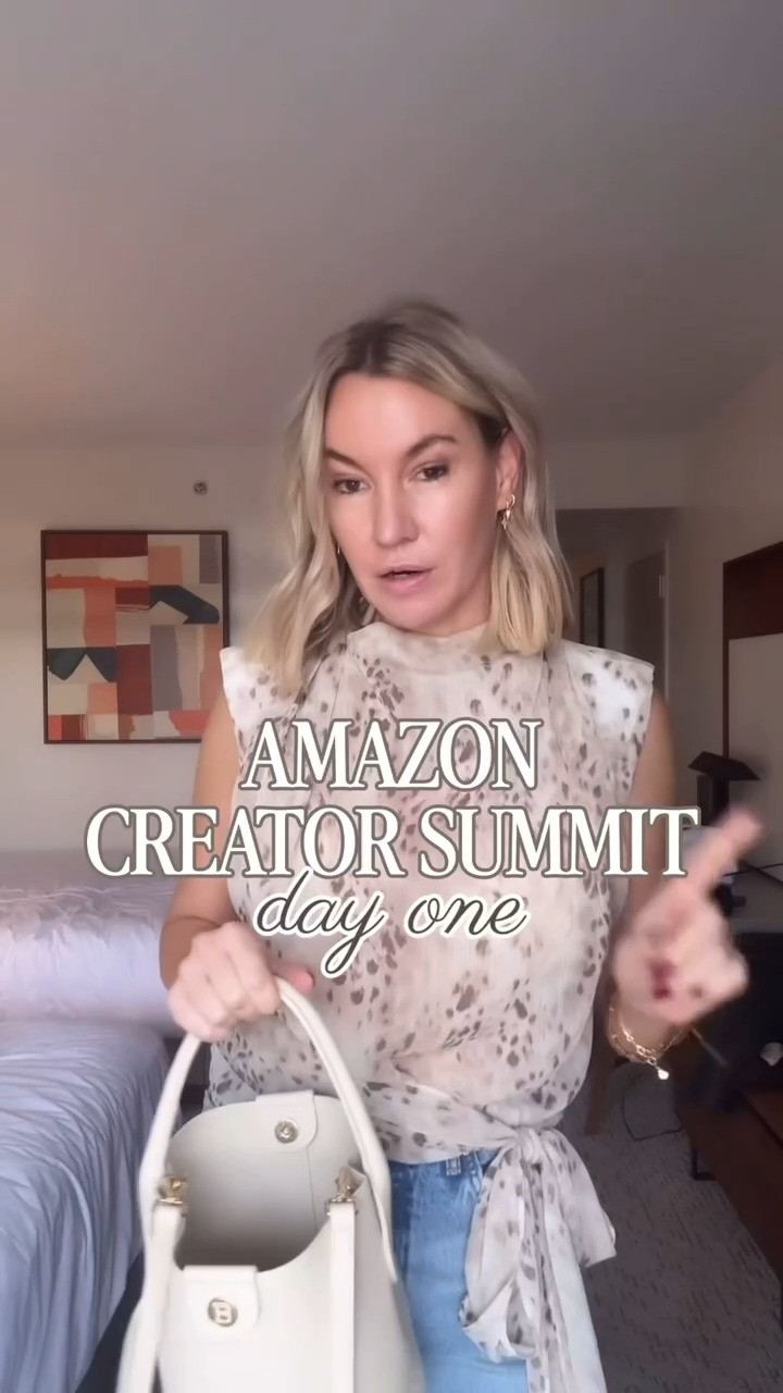 Day 1 of the Amazon Creator Summit and I am in head to toe Amazon! 

 #LTKgrwm #LTKootd #LTKmomlife