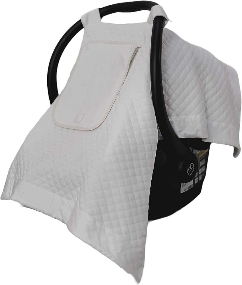 Nesting Baby Car Seat Covers for Babies - Canopy infant seats cover for newborn girl boy, Cotton ... | Amazon (US)