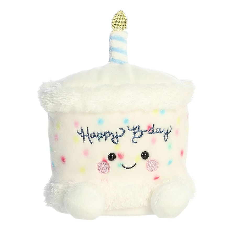Aurora® Adorable Palm Pals™ Party Sized™ Happy B'Day Cake™ Stuffed Animal - Fun Collectibl... | Amazon (US)