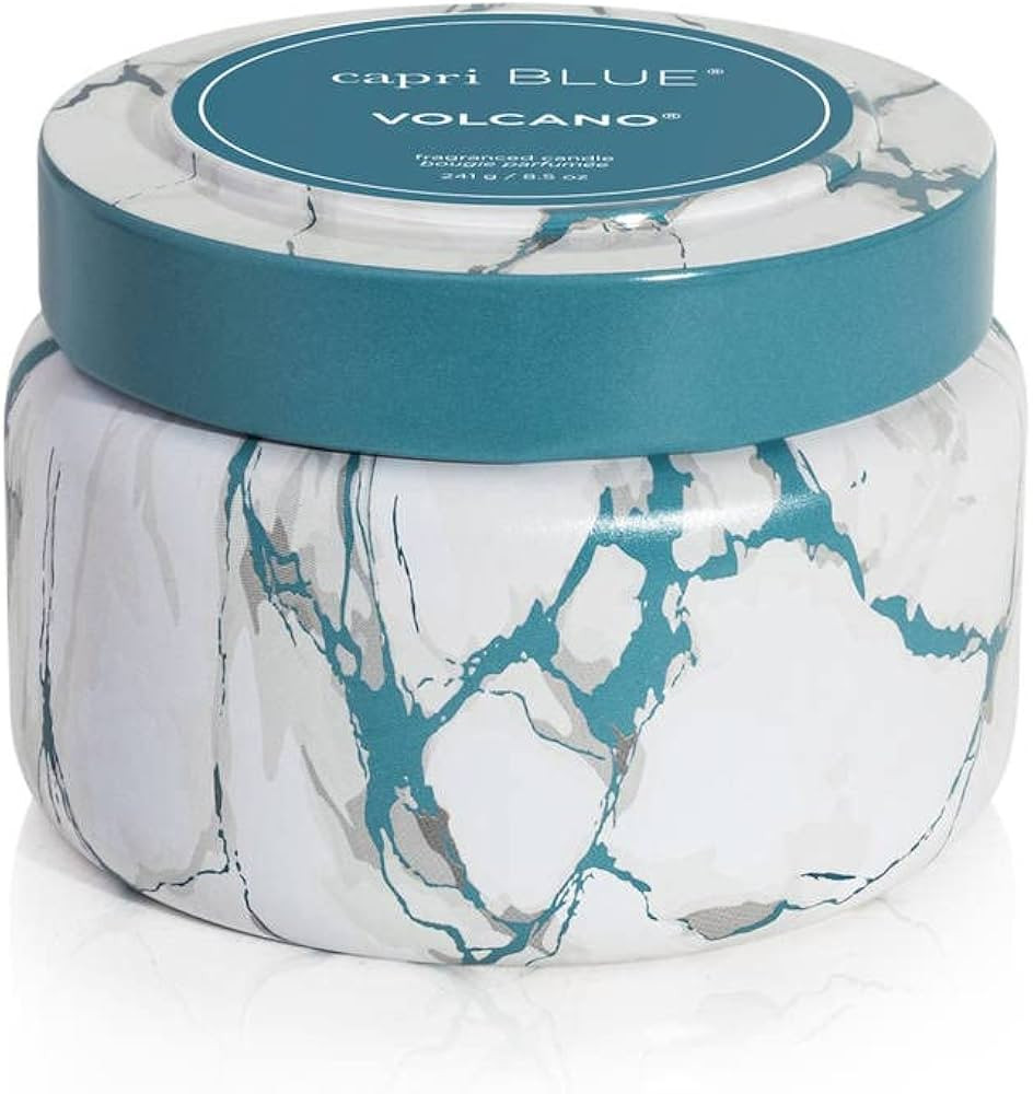 Capri Blue Candles - Modern Marble Printed Travel Tin Jar Candles - Luxury Candles for Home Scent... | Amazon (US)