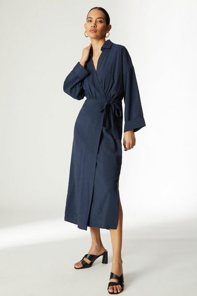 Kimono Wrap Dress | Debenhams UK