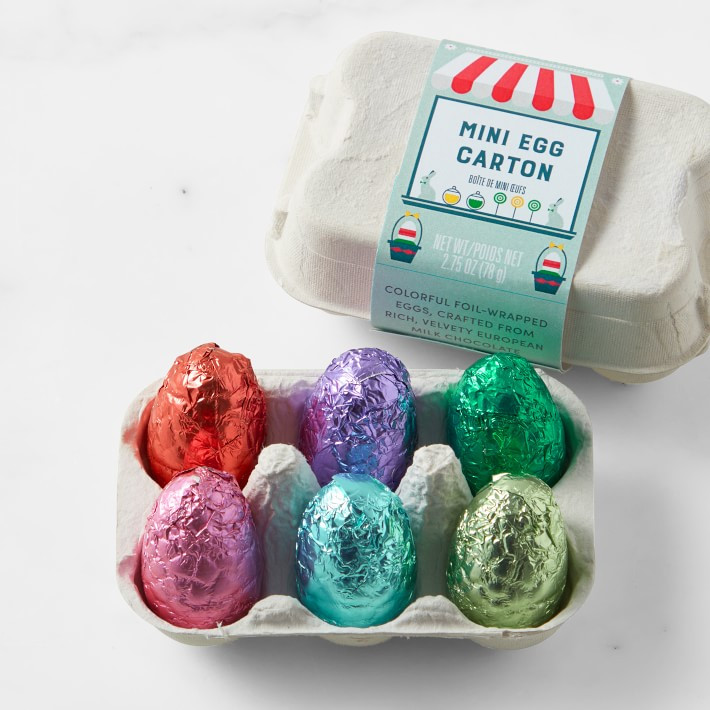 Williams Sonoma Mini Chocolates in Egg Carton | Williams-Sonoma