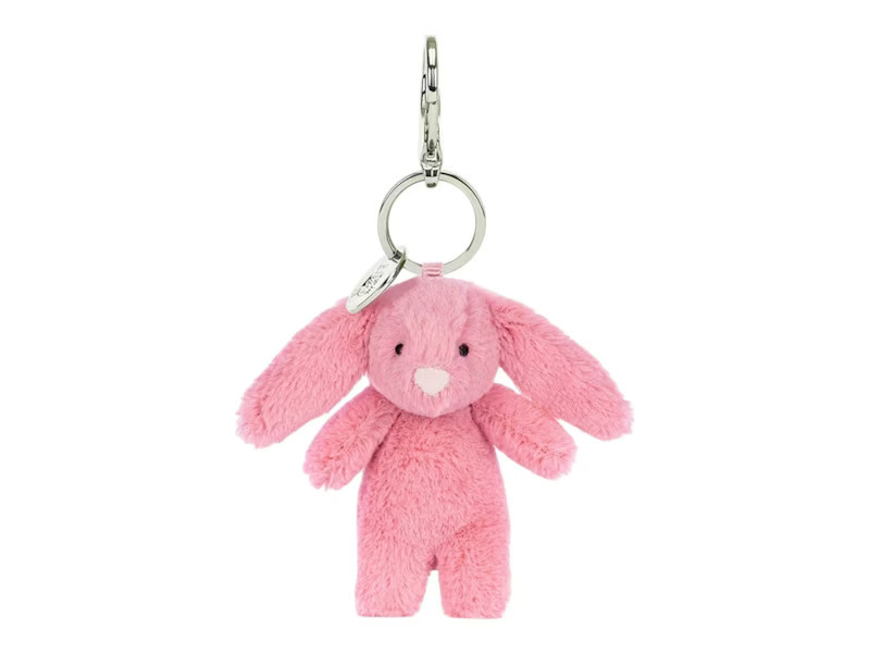 Jellycat Bashful Pink Bunny Bag Charm Plush | StockX