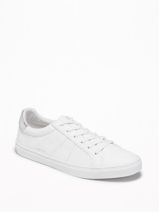 Faux-Leather Sneakers for Women | Old Navy US