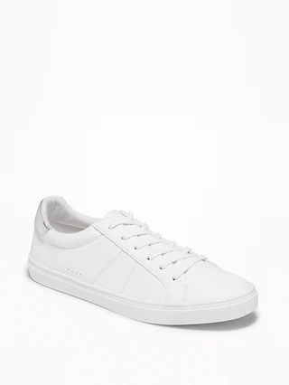 Faux-Leather Sneakers for Women | Old Navy US