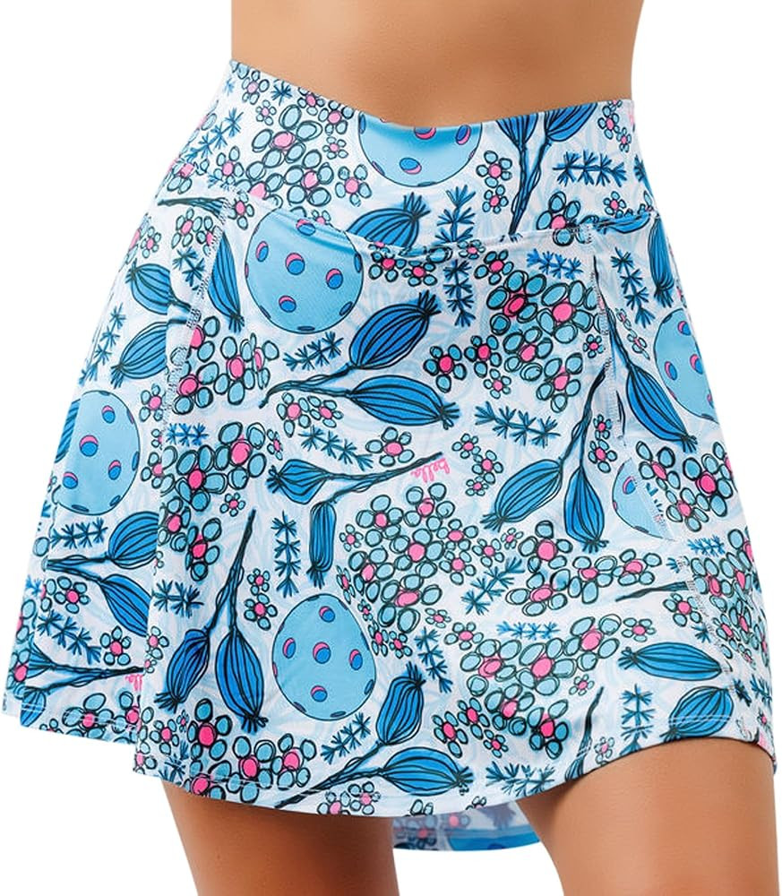 Pickleball Bella Women\u2019s A-Line Pickleball Skort \u2013 Lightweight Athletic Skirt with Buil... | Amazon (US)