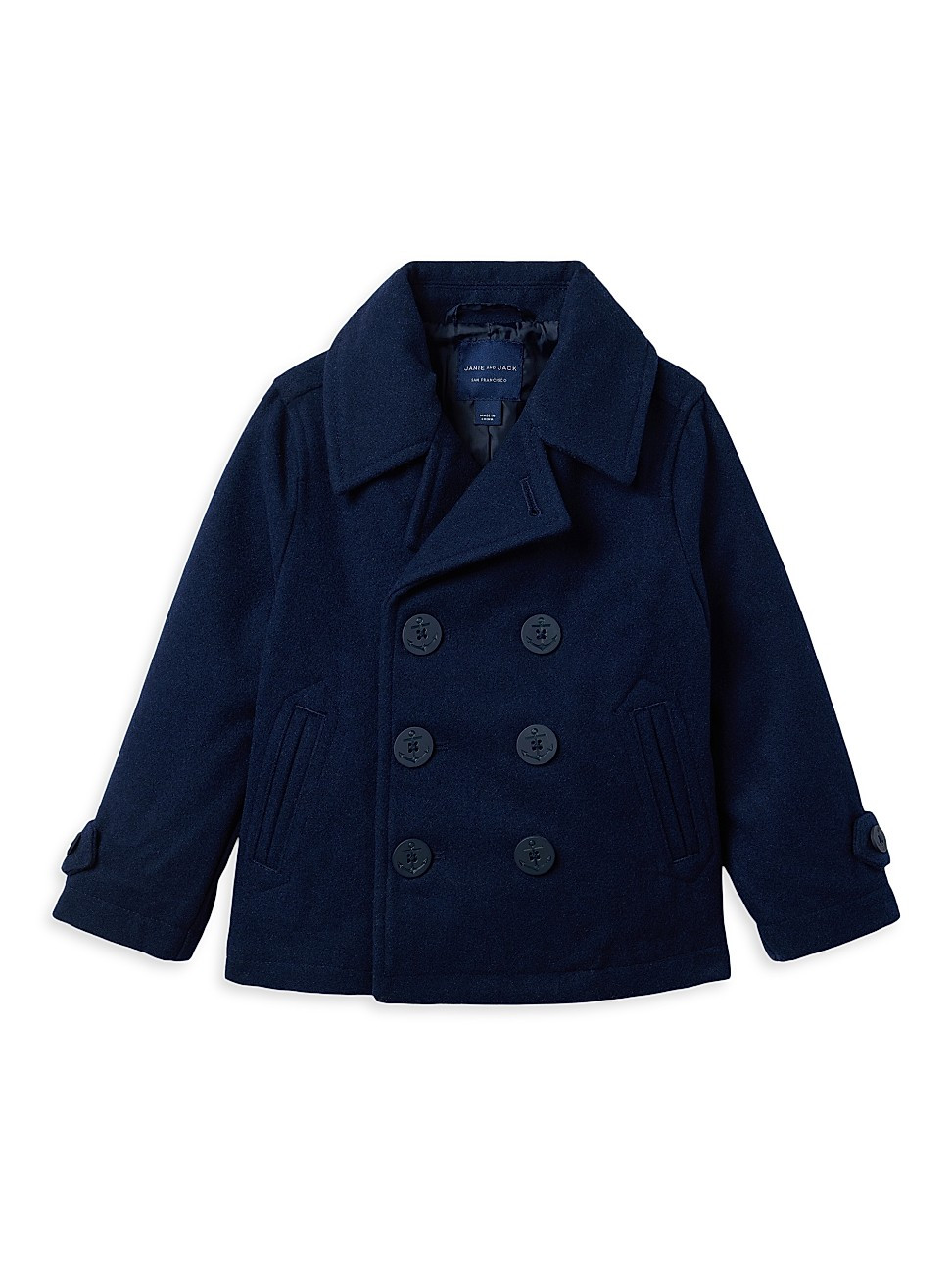 Baby Boy's, Little Boy's & Boy's The Wool Holiday Coat - Navy - Size 3 | Saks Fifth Avenue