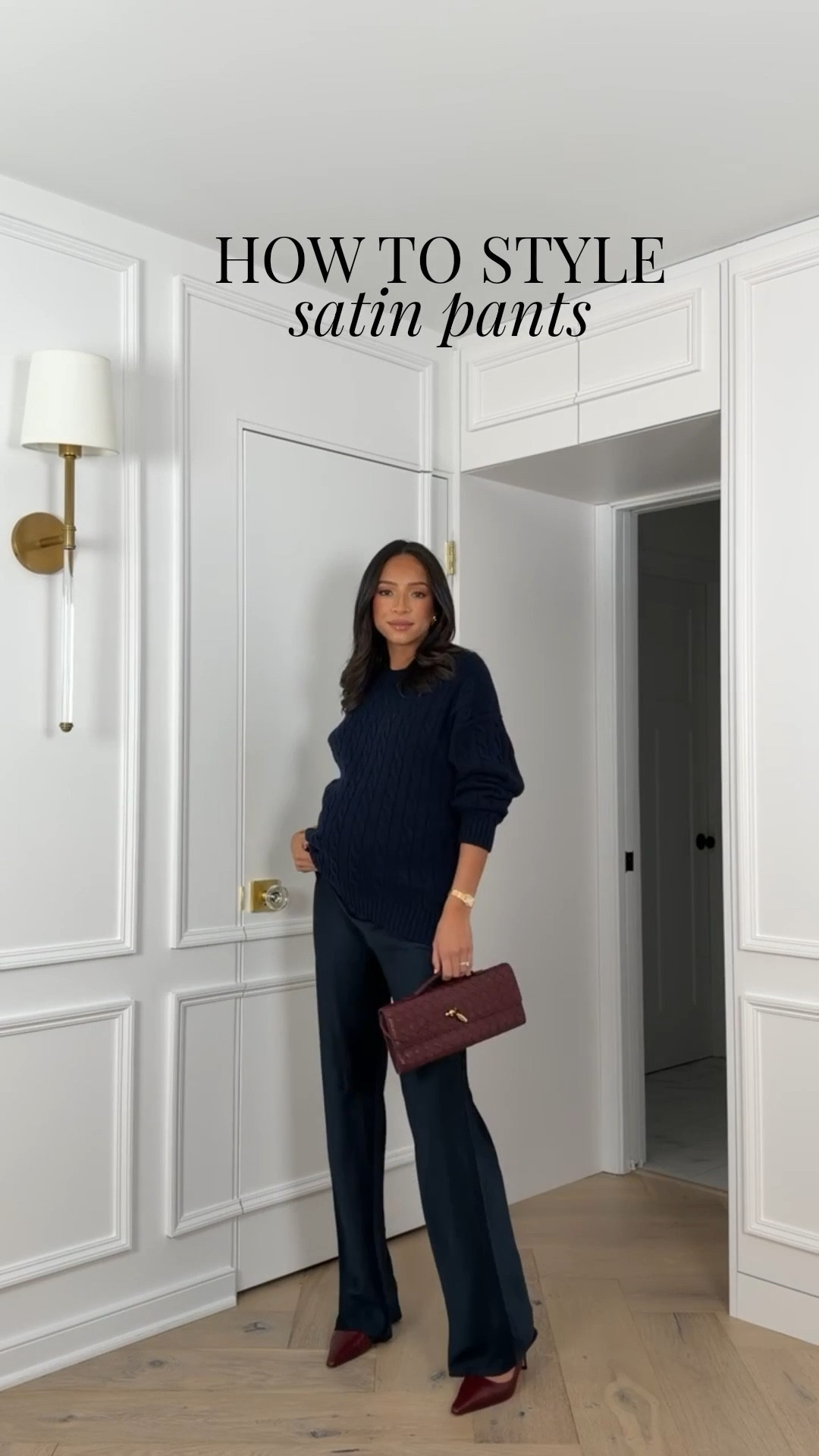 I love these monochromatic looks for a comfy chic winter outfit 🤍 

Sizing details below 👇🏽 
Navy sweater - S
Navy satin pants - S
White tee - S
Cream sweater - M
Cream satin pull on pants - S 


Winter outfit 
Winter fashion 
Winter whites
Holiday outfit 

#LTKBump #LTKHoliday #LTKFindsUnder100