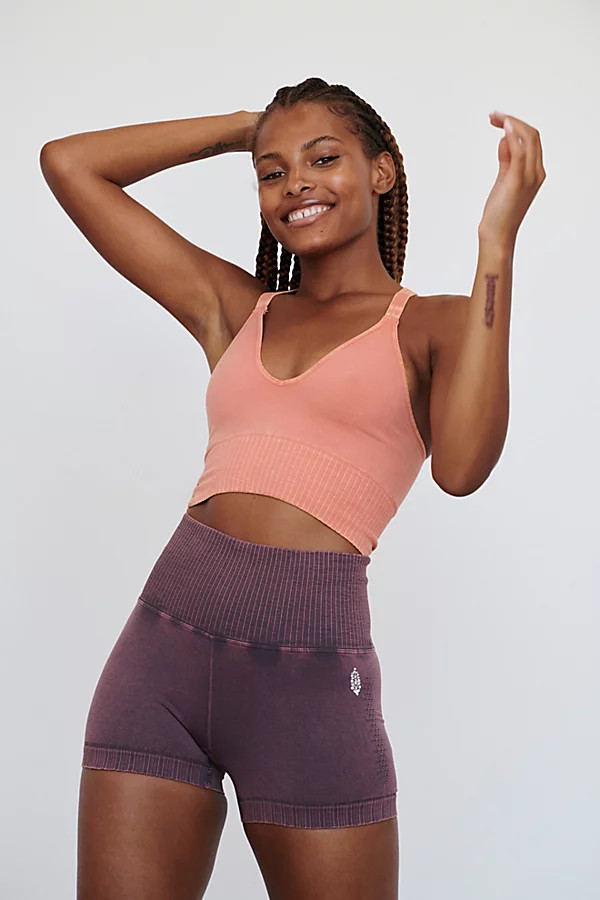 Good Karma Running Shorts by FP Movement at Free People, Violet Umber, XS/S | Free People (Global - UK&FR Excluded)