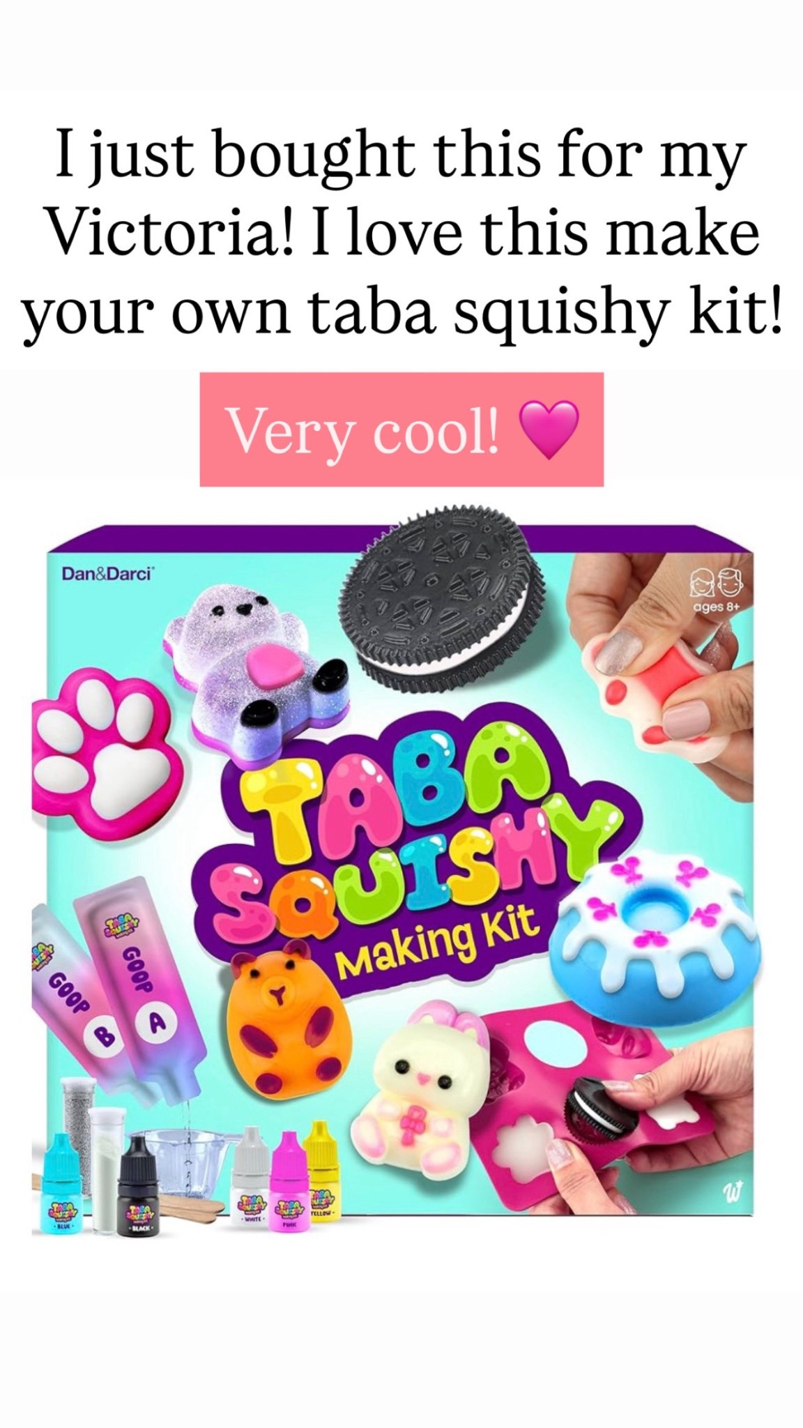 Make your own taba squishy kit 🩷💜

#LTKKids