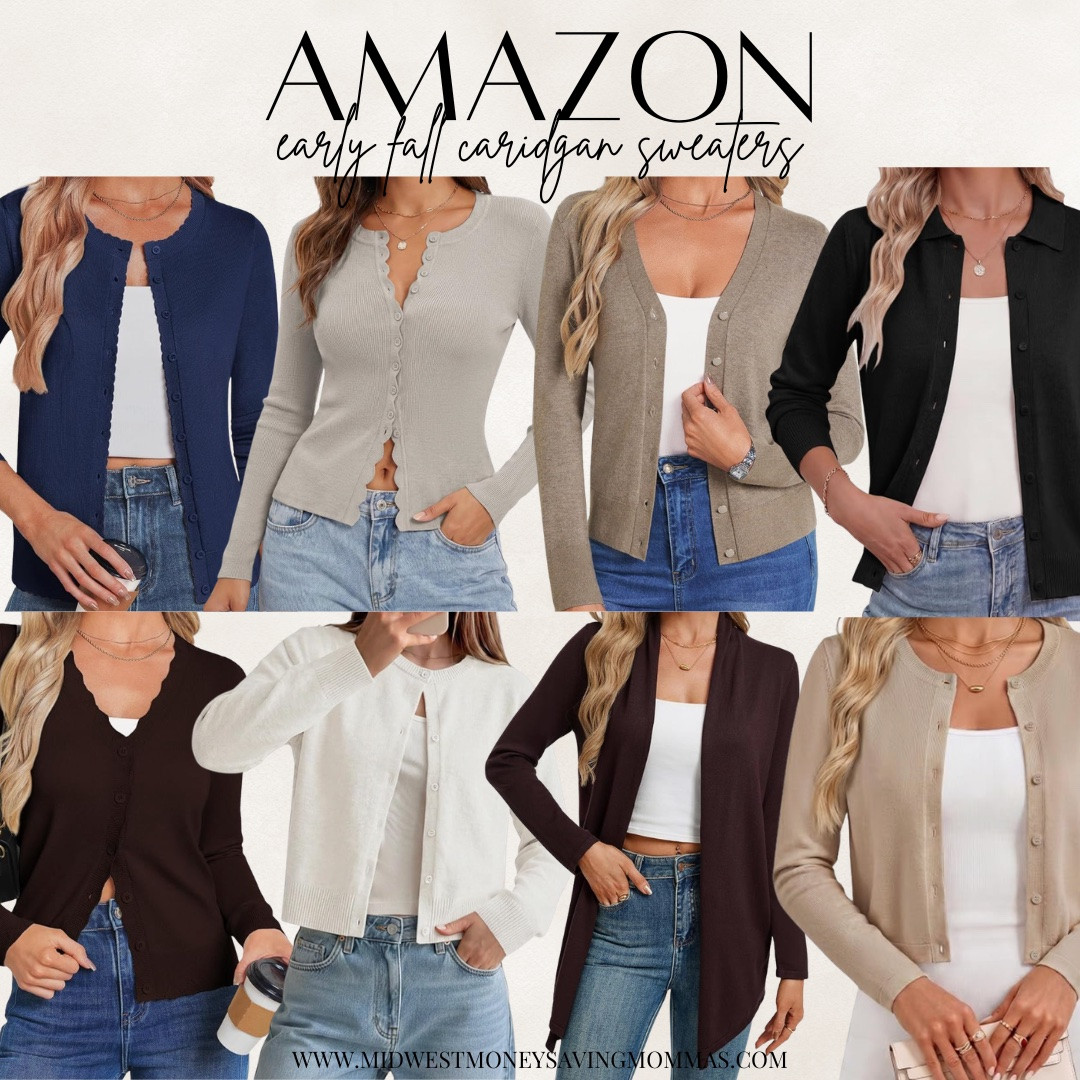 Early fall cardigan sweaters 

Amazon fashion trendy fashion sweaters cardigans

#LTKootd #LTKgrwm #LTKmomlife