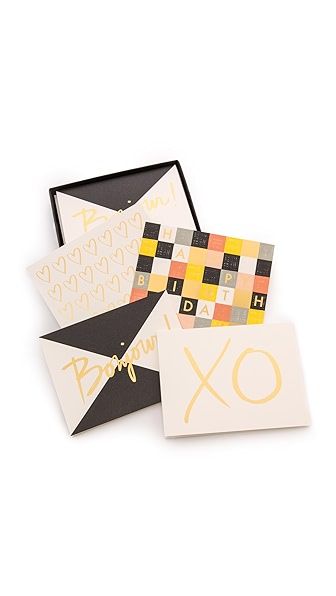 Rifle Paper Co Garance Dore Collection Graphic Assorted Greeting Card Set - Multi | Shopbop
