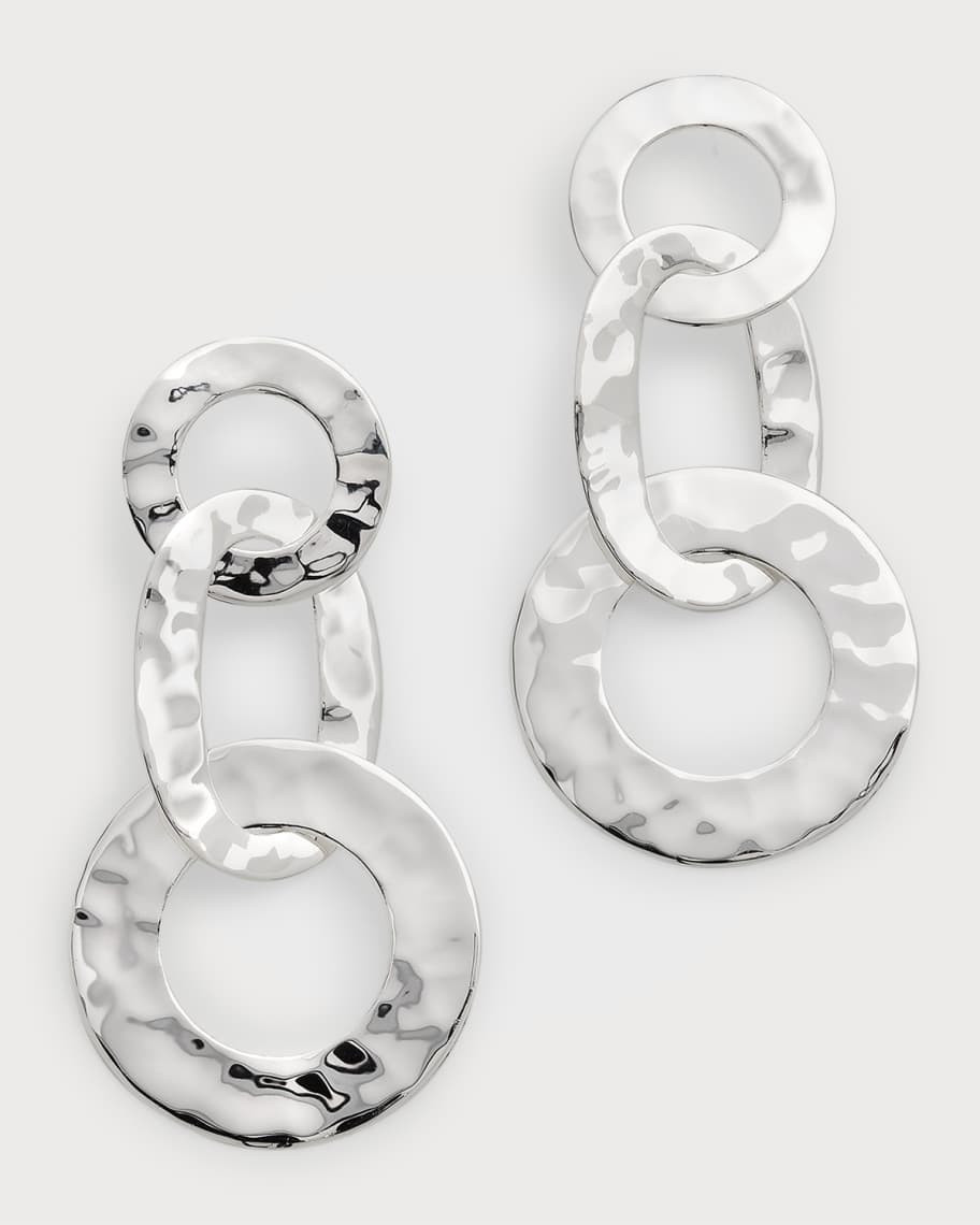 Ippolita Roma Links Post Earrings in Sterling Silver | Neiman Marcus