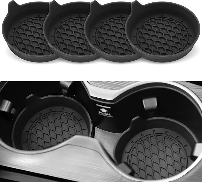 Car Cup Holder Coaster, Silicone Cup Holder Insert, Universal Non-Slip Cup Holders, Car Accessori... | Amazon (US)