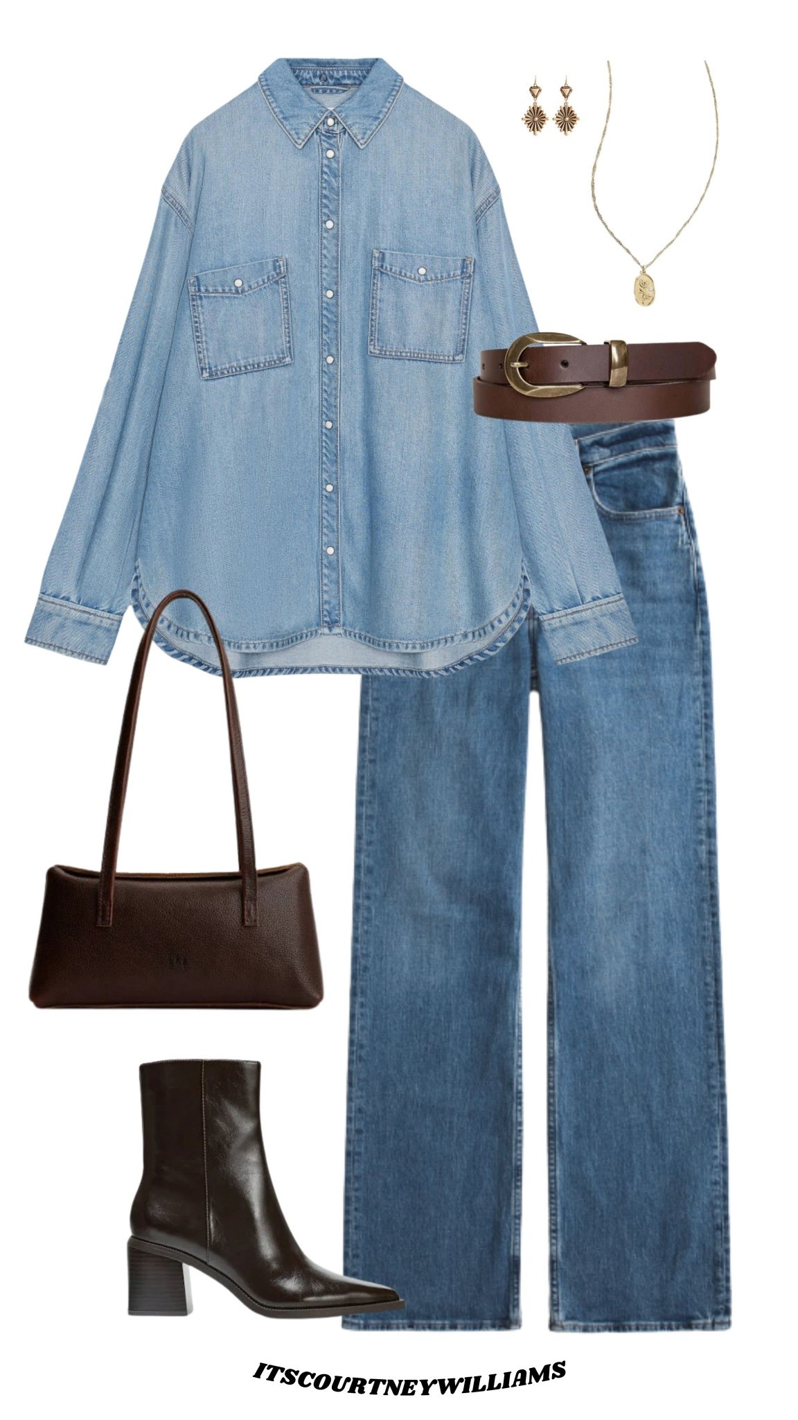 Casual chic outfits // women’s workwear // business casual // fall outfits // cool girl // Pinterest girl // denim 

#LTKFindsUnder100 #LTKFindsUnder50 #LTKWorkwear